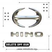 DELETE DPF EGR HINO J08E-VC