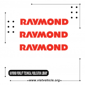 RAYMOND FORKLIFT TECHNICAL PUBLICATION LIBRARY 7.6.76 [2019.06]